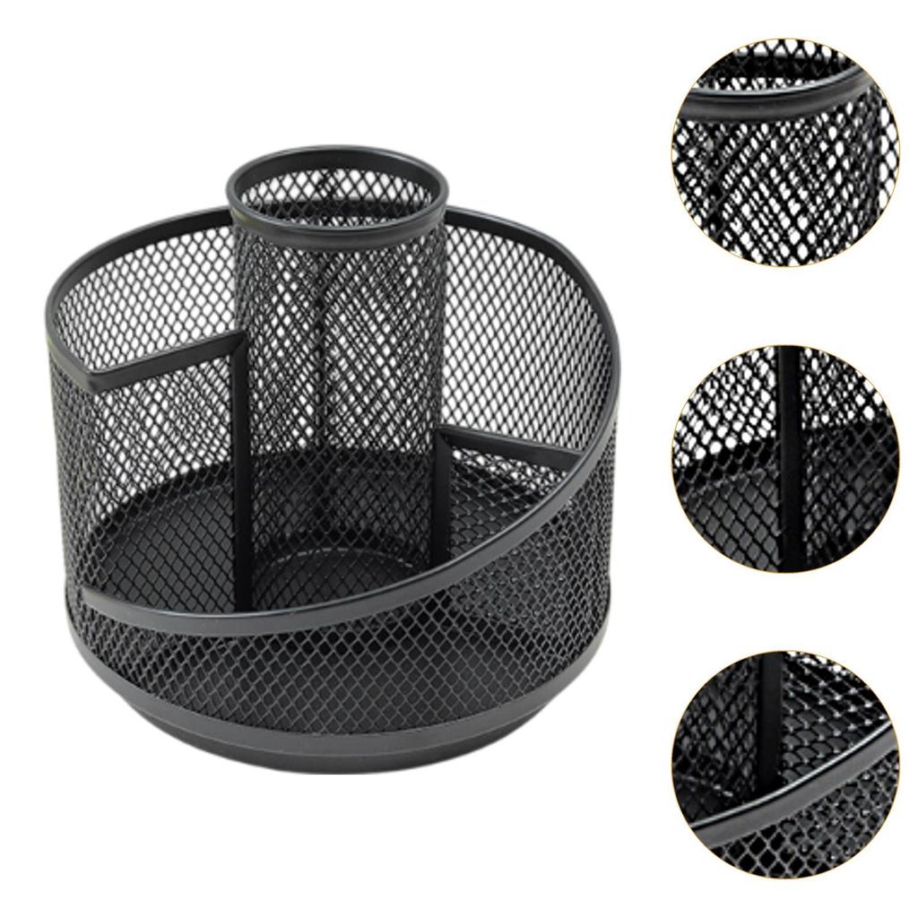 Metal Pen Holder Compact Creative Supplies Mesh Desk Organizer for Tabletop
