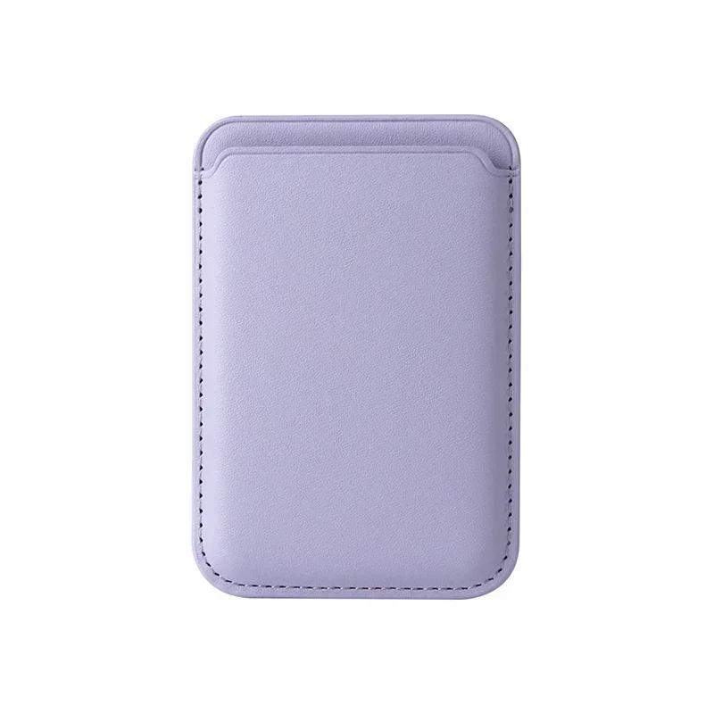 Pour Magsafe Portefeuille Magnétique en Cuir Étui Pour iPhone 18 17 16 15 Mac Safe Porte-Cartes Sac Téléphone Pour Samsung S26 Ultra Accessoires