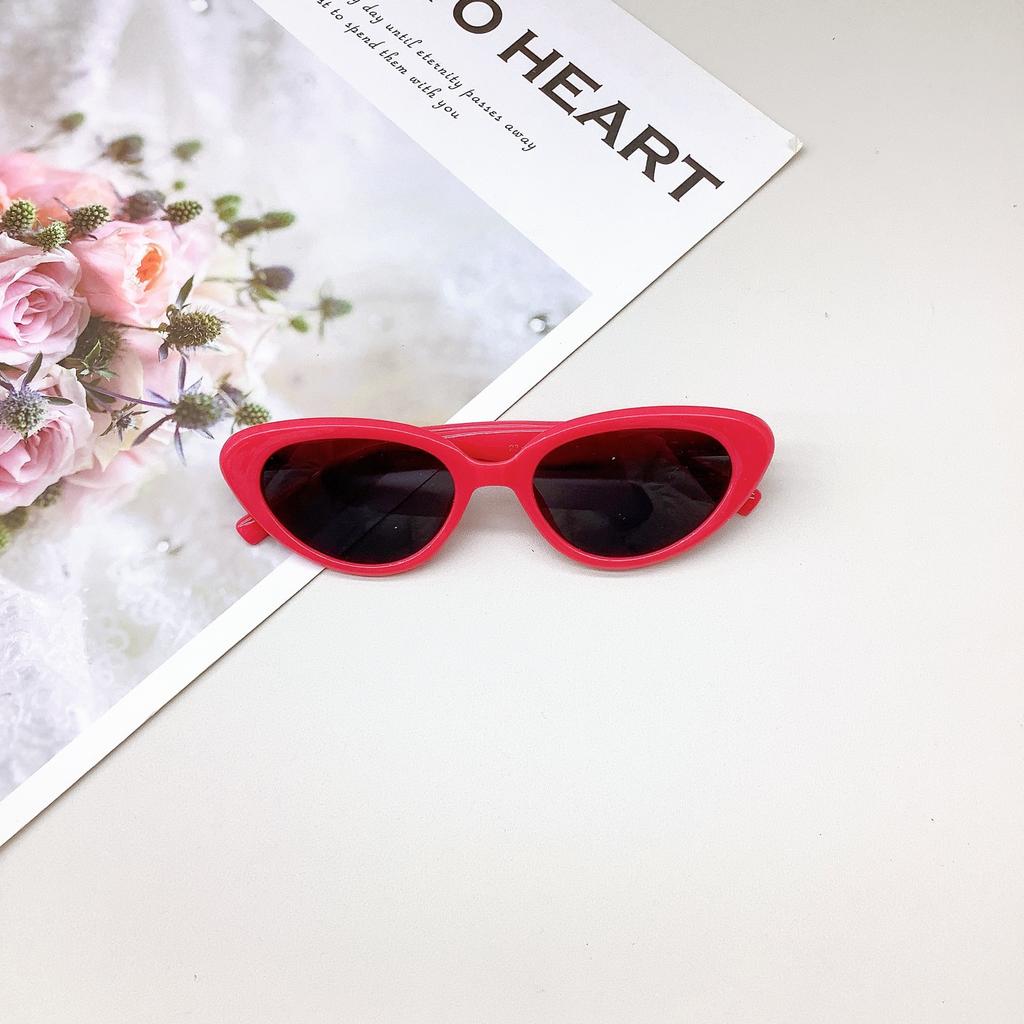 Módní dětské sluneční brýle Roztomilý oválný rám Ochrana proti slunci UV ochrana Dívčí sluneční brýle Nošení Chlapecké brýle