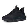 new Anta Cushioned Anti Slip Wear Resistant Breathable Lightweight Low Top Running Shoes Men's Black Mesh