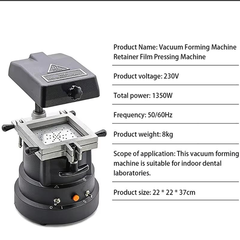 1200W Dental Lamination Machine High Power Dental Equipment Vacuum Forming Machine Dental Molding Machine Material Making Tool