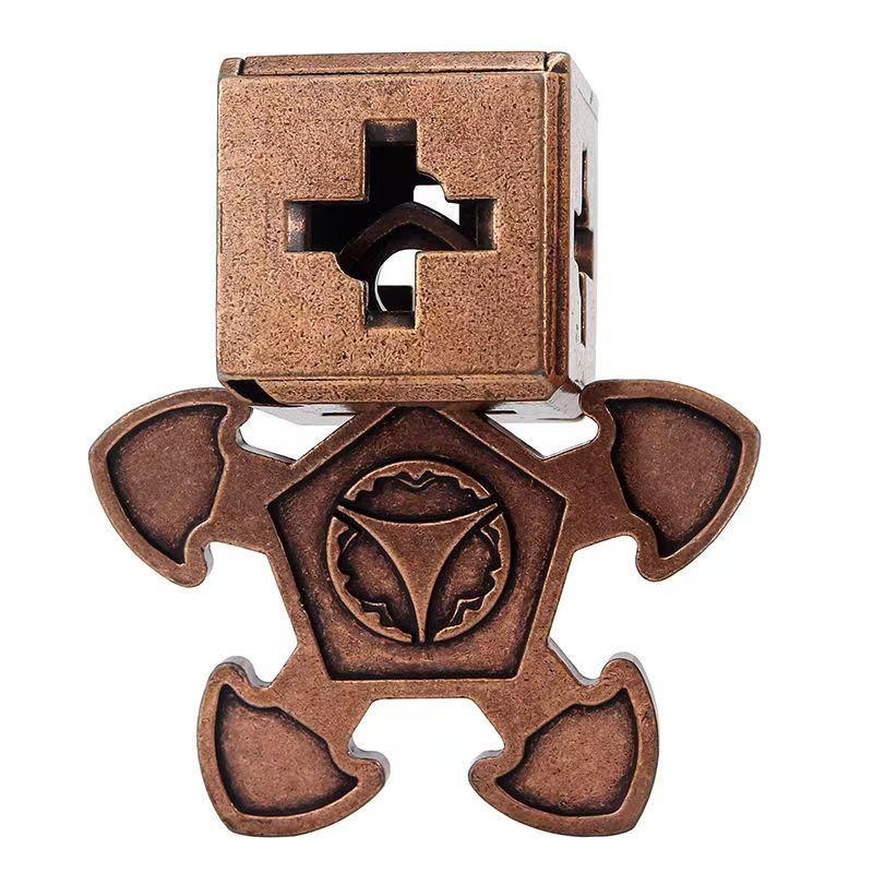 Magic Metal Brain Teaser Puzzles Educational Toys for Kids Children Teens IQ Logic Test Disentanglement Mind Challenge