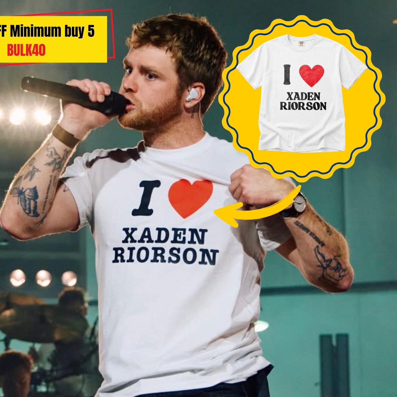 Alex Warren Funny Tee, I LOVE Xaden Riorson T-Shirt, Alex Warren Merch, 2026 Alex Warren Merch, Alex Warren Fan Gift. 2XL