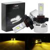 DSIC PSX24W LED Fog Vehicle Inspection Compliant Lamps, Yellow, 24000LM, 3000K,