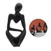 Abstract Character Figurines Thinker Resin Sculpture Statue Desk Decor for Art Desktop