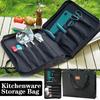 9-slotová taška na kuchařské nože Přenosná profesionální kuchyňská náčiní Nože Pouzdro na přenášení Školní venkovní cestovní kempingové kapesní nůž