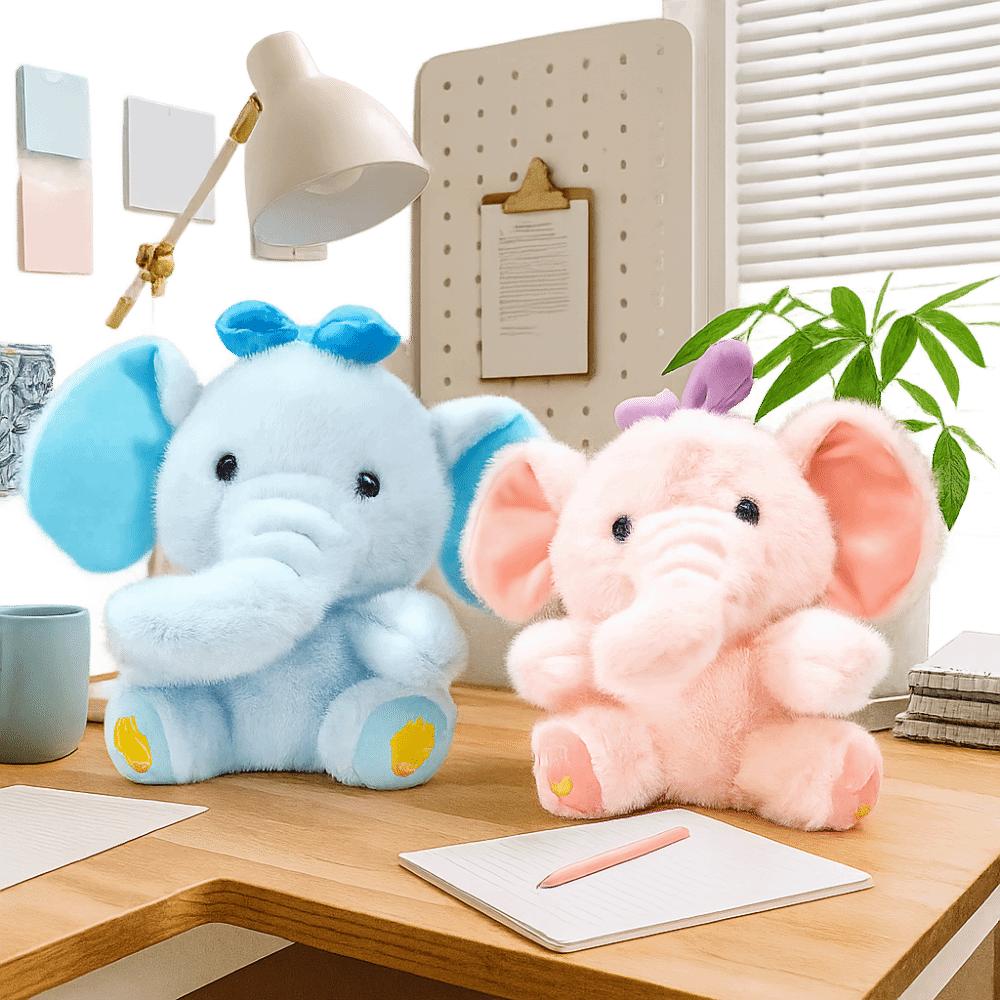 Plushie Elephant Plush Doll Gray Kawaii Animal Stuffed Toys  Children's Toys