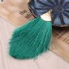 DIY Jewelry Accessories European and American Fashion Alloy Triangle Hat Tassel Tassel Earrings Pendant Bohemian Style Pendant