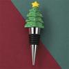 Vacuum Sealed Christmas Wine Bottle Stopper Reusable Wine Sealers Christmas Bottle Cover  Kitchen