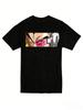 Bandai Dragon Ball Z Goku Detection Eye Pattern Embroidery HighQuality Mens ShortSleeved Family LargeSize Loose TShirt