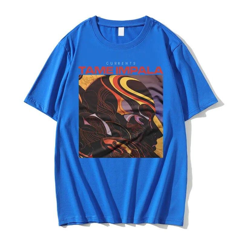 Tame Impala Graphic T Shirt Tame Arctic Monkeys Tshirt Unisex Women Vintage Harajuku Punk T-shirt Unisex Hip Hop Oversized Tops Tees