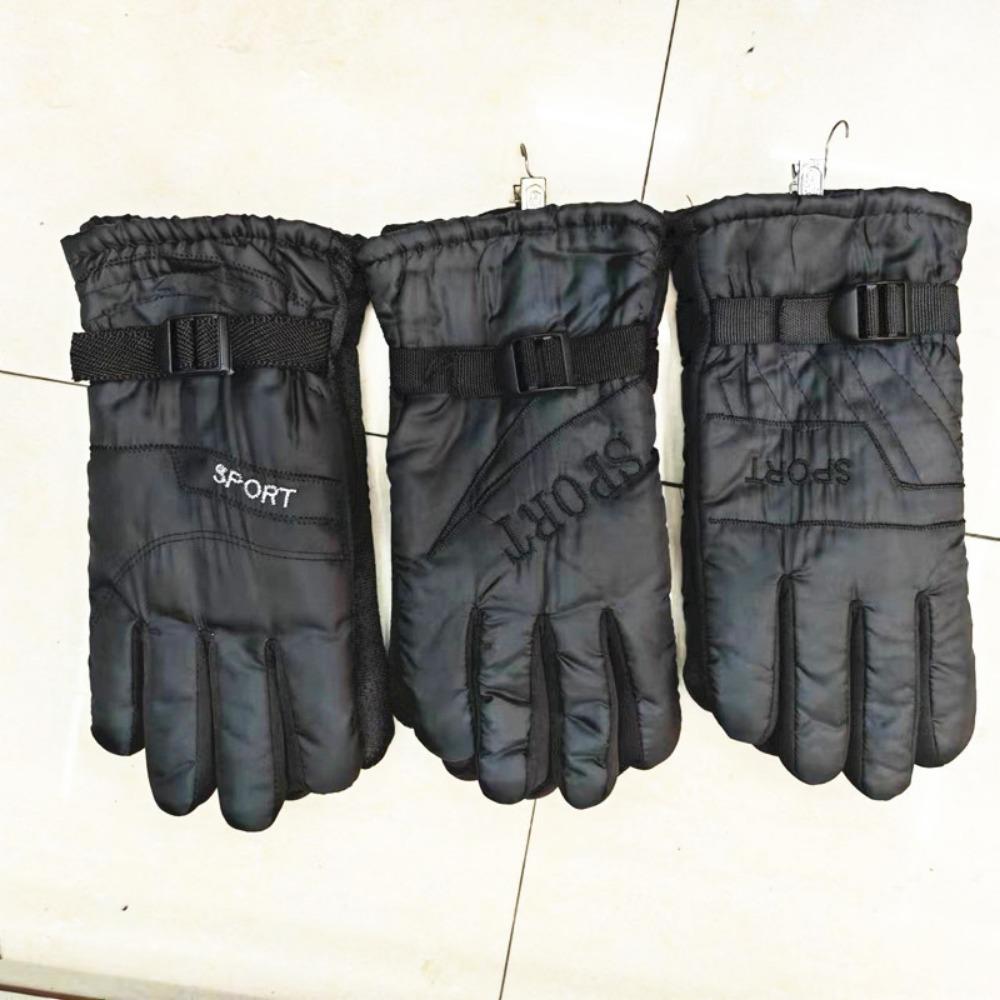 Adult Gloves Extended Thermal Gloves Outdoor Skiing Motorcycle Electric Vehicle Riding Gloves Fleece