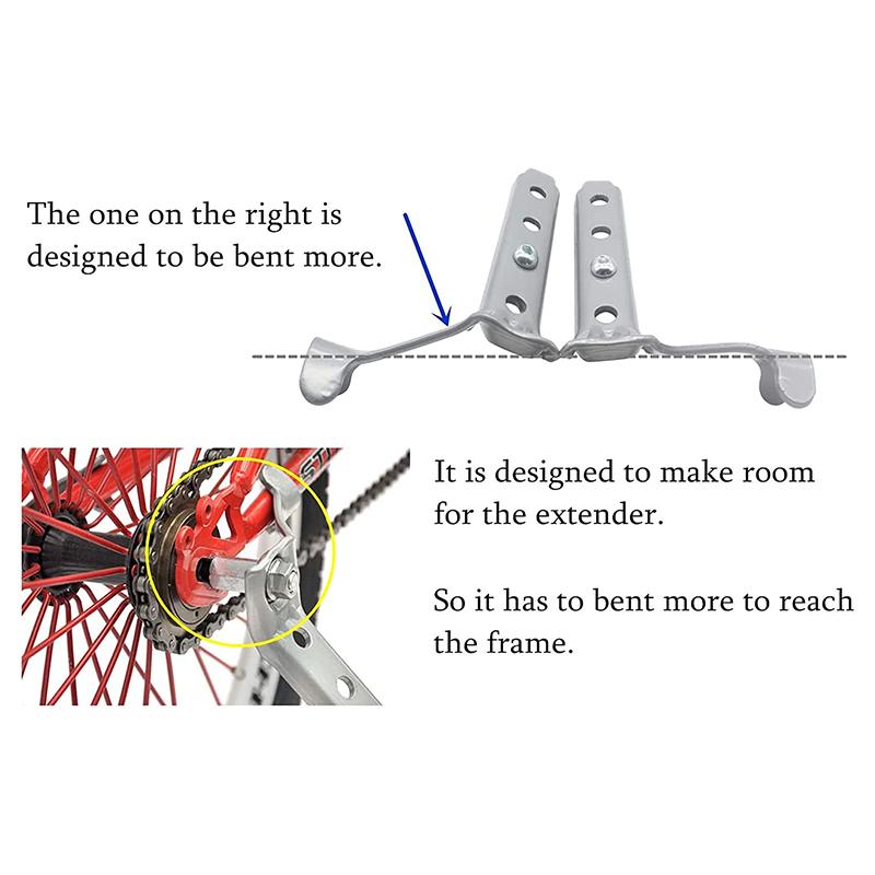 Children's Bicycle Auxiliary Wheel - Universal 16-24 Inch Model Side Stabilizers Training Wheel for Stroller Durable