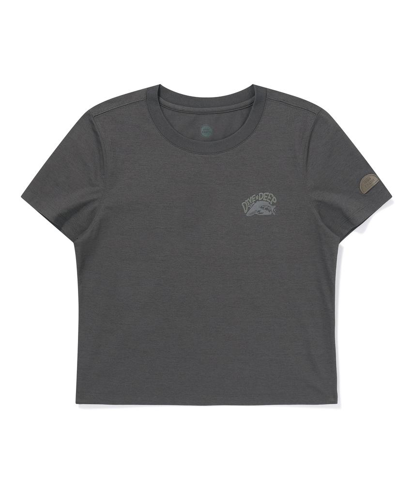 BBC EARTH Women'S Dolphin Policott Summerty Charcoal