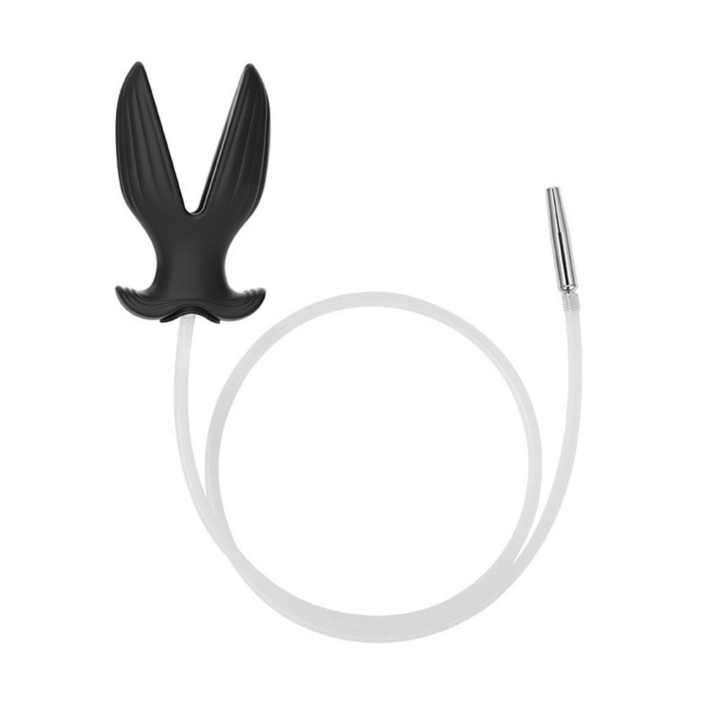 Male Chastity Catheter With Piss Urinal Flow Into Butt Plug Sexual Slavery Irritatio Anal Plug Penis Sheath Fetish Sex BDSM Toys