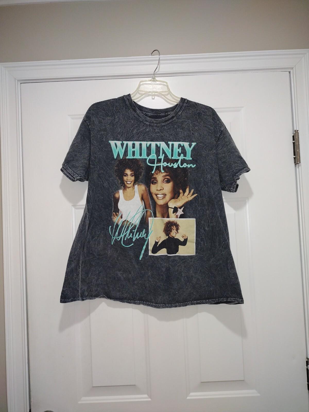 Whitney Houston Graphic Shirt Men s Size Large Unisex T-Shirt XXL