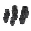Black PE Pipe Conversion Fast Joint 1/2" 3/4" 1" 1.2" 1.5" Female Thread Reducing 20/25/32/40/50mm ID Irrigation Water Tube Join
