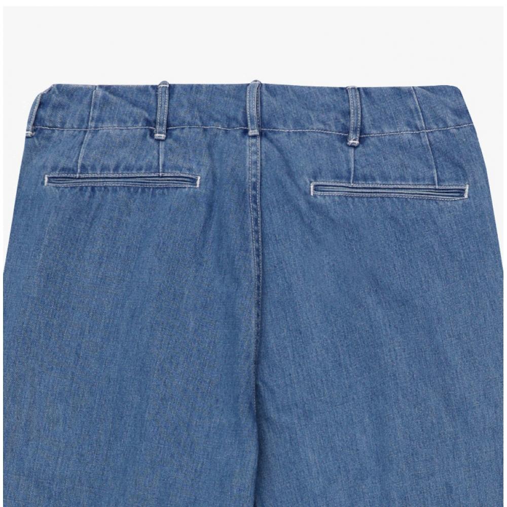 Nanamica Unisex Wide Denim Pants S25sc086e