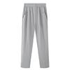 Middle Aged Women's Pants Summer Thin High Waiste Elastic Loose Straight Pants Casual Trousers
