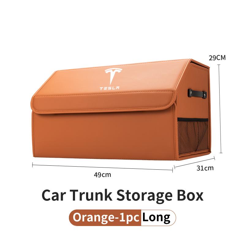 Car Valve Core Trunk Storage Box Organizer Foldable Stowing Tidying Container Bag For Tesla Model 3 Model S Model X Model Y