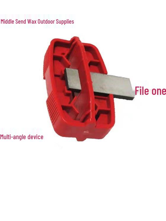 Multi-Angle Snowboard and Ski Edge Sharpener with Rust Remover and Deburring Tool