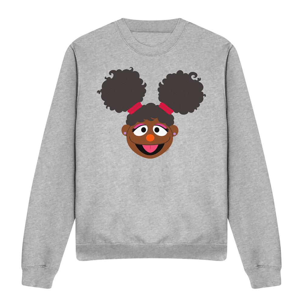 Sesame Street Unisex Adult Gabrielle Face Sweatshirt