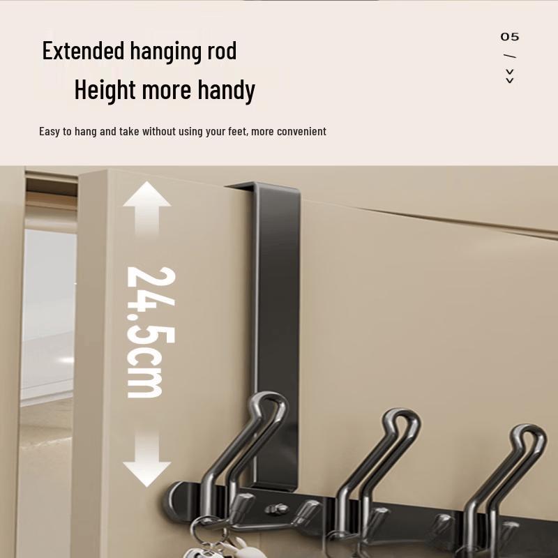ZNMW Over-the-Door Hook Rack