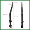 Motoforti M10 X 1.5 Manual Car Short Throw Shifter Replacement Kit for Honda Civic 1988-2000 Black Long-Lasting