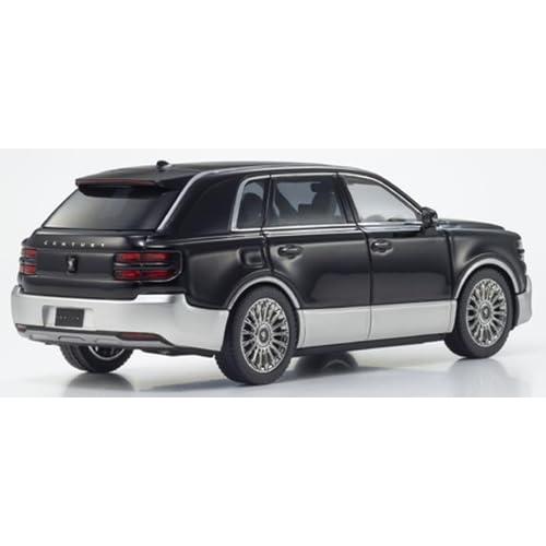 Kyosho Original 1/43 Toyota Century (Rinpo) Schwarz/Silber mit Fromage-Innenraum Vollständig montiertes Modellauto KS03926BS