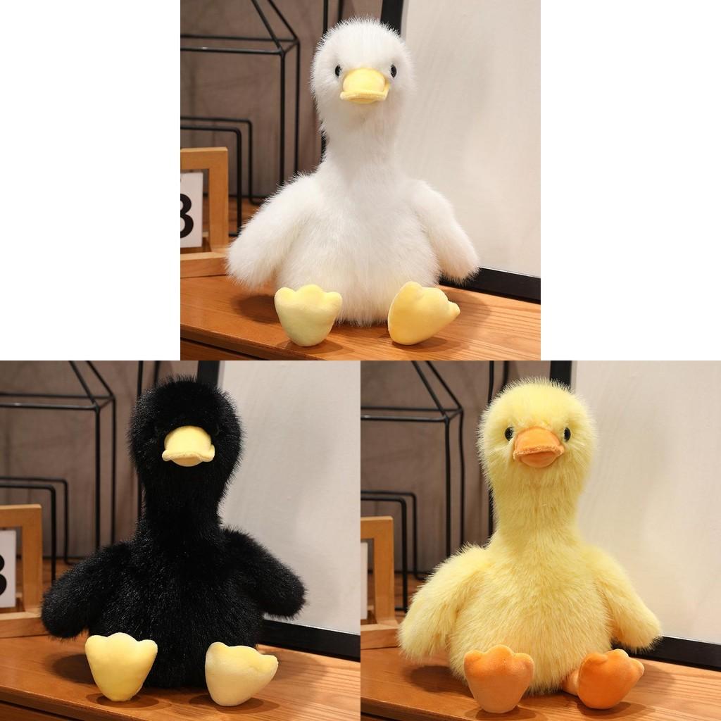 Yellow Duck Plush Toy Animal Stuffed Doll Bedroom Decoration Kids Gift Cute