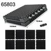 Compatible MOC 65803 Technical Brick 4/3 16x16 Baseplate Building Block Parts Set DIY Kid Toys For 98138 Pixel Art Picture Leduo
