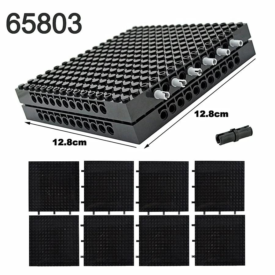 Compatible MOC 65803 Technical Brick 4/3 16x16 Baseplate Building Block Parts Set DIY Kid Toys For 98138 Pixel Art Picture Leduo