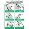 Professional Foldable Multifunction Wire Stripper Featuring Comfortable Grip Suitable For Electricians & DIY Enthusiasts