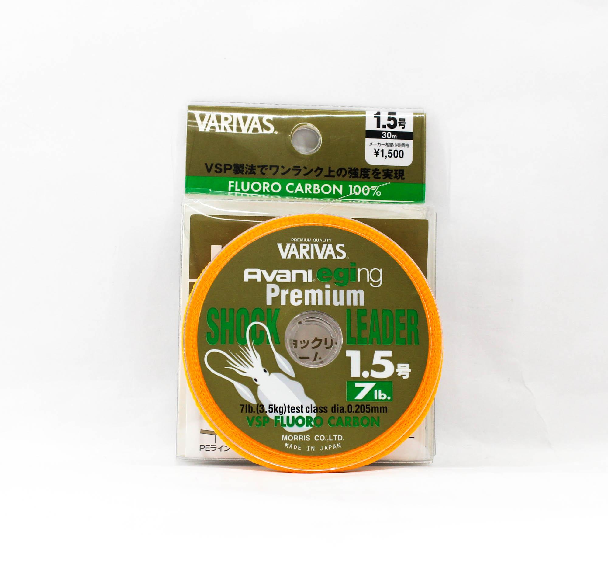 Bas De Ligne Fluoro Varivas Eging Premium – 30m – 12lb – Clair – Neuf