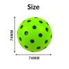 74MM PU Foam Shock Resistant Pickleball High Elasticity Quiet for Indoor Outdoor Gym Training Exercise