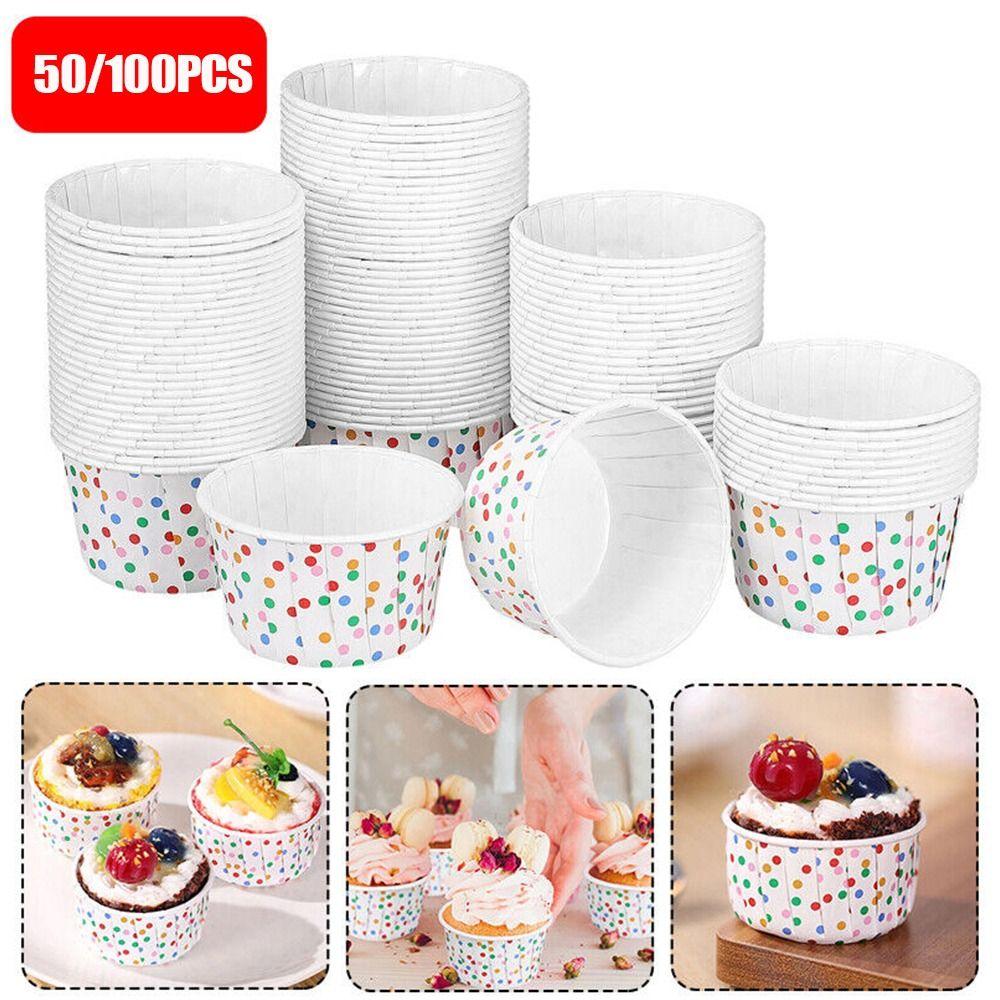Cake Liner Cupcake Paper Cups Coated Muffin Cupcake Liners Hot Cupcake Wrappers  Cake