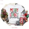 Merry Para Bright Students T Shirt Christmas Teacher Sweat Vintage Comfortable Homme Designer Clothes Breathable Graphic