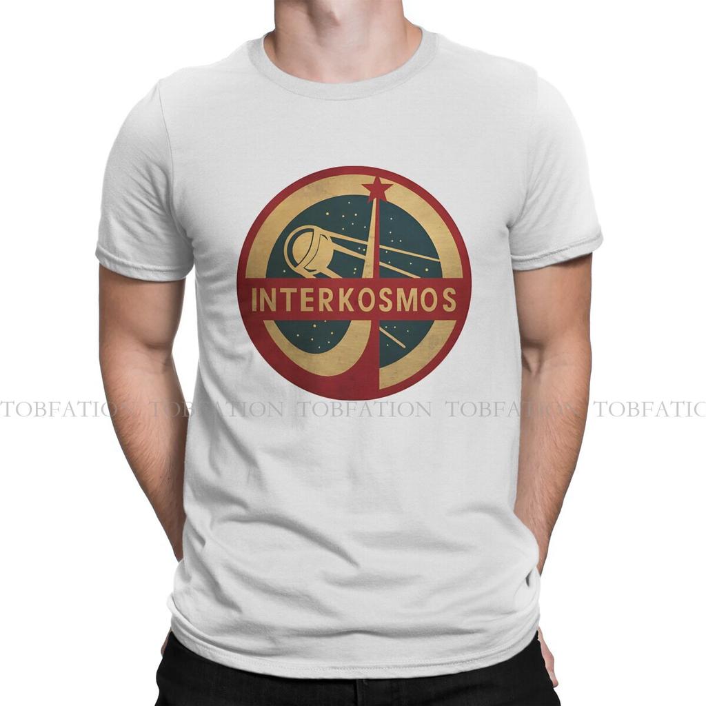 Cccp Ussr Russian Soviet Union Space Program Sputnik Satellite Tshirt Unisex Tops Vintage Summer Short Sleeve 100 Cotton T Shirt
