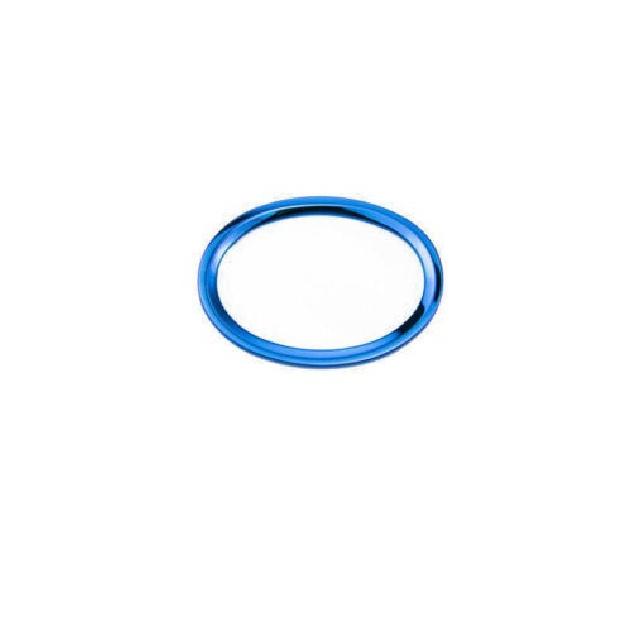 1pc Inner Steering Wheel Horn Ring Trim For Toyota Camry 2018-2023 Blue Titanium