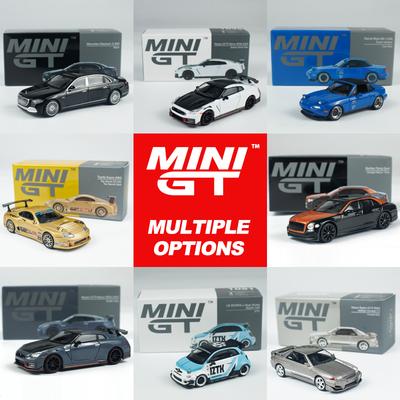 MINIGT 1:64 Supra A80 R35 Top Secret S680 Alloy Car Model 961 977 1045 1069 893 995 971 987 774 1003 1051 954 1066 1061