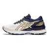 Asics Gel-Nimbus 22 Mesh Confortable Durable Chaussures de Course Basses Femme sneaker Blanc Bleu 1012A807-100