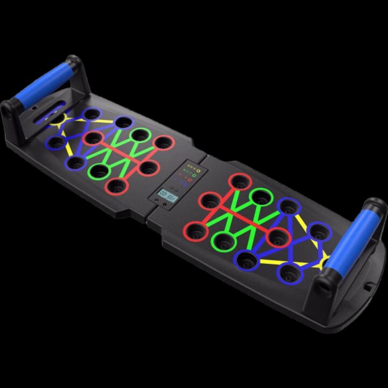 Multifunctional Counting Push-up Board with Resistance Bands