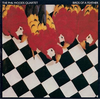 CD PHIL WOODS QUARTET - Birds Of A Feather J33D20004 Antilles 1986 Japan Jazz Gebraucht