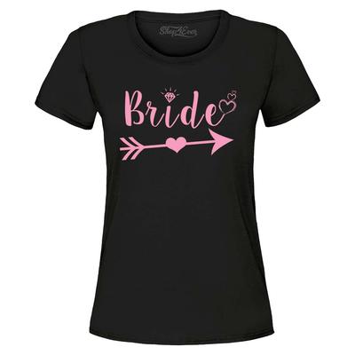 Bride Heart Arrow Women's T-Shirt Wedding Shirt