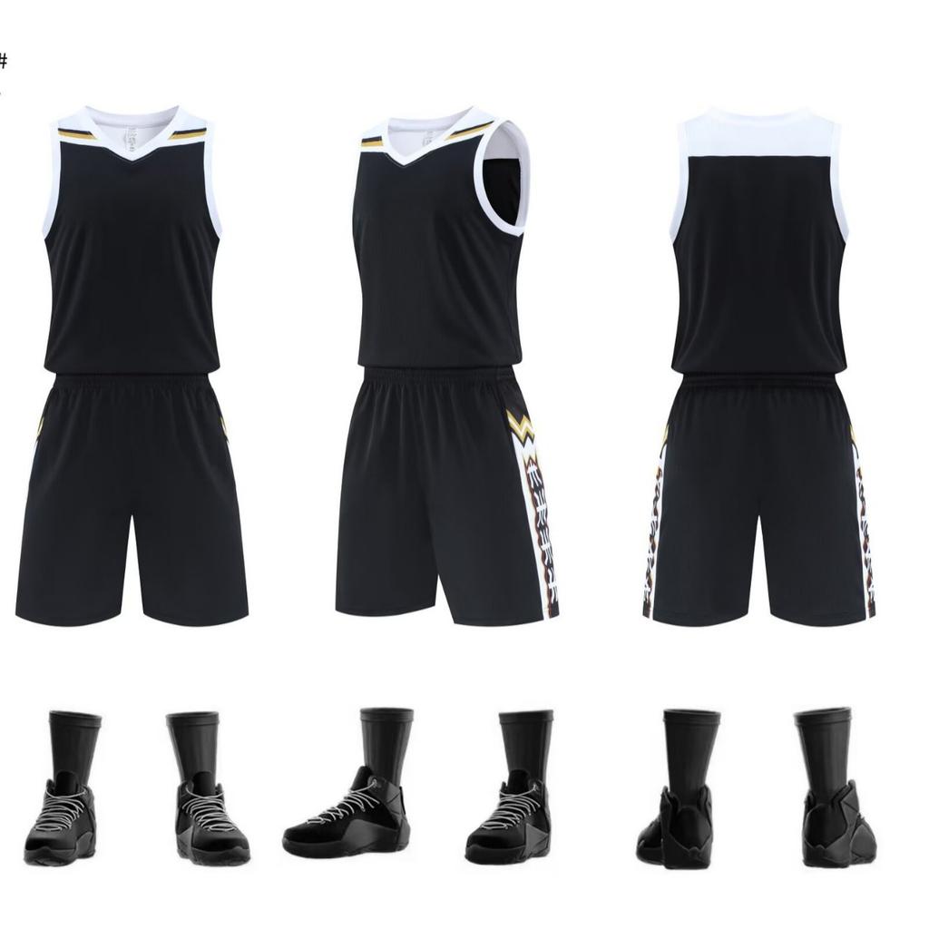 Basketball jersey set Customized children's adult jersey Male student training jersey Village BA sportswear group buying jersey team