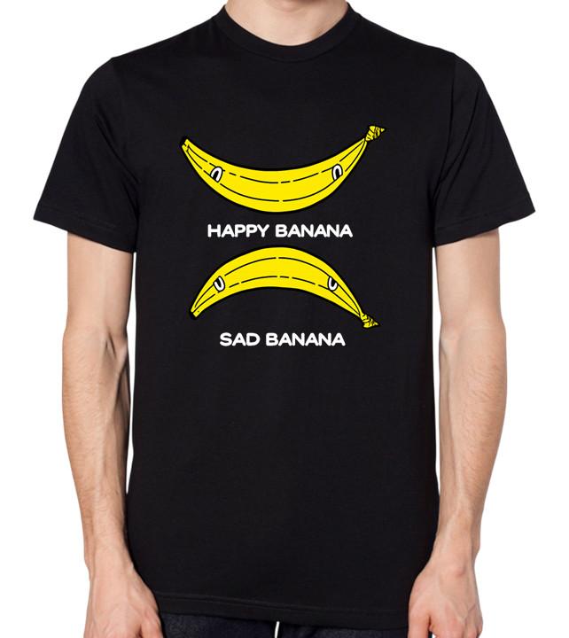 Happy Banana Sad Banana Unisex T-Shirt S