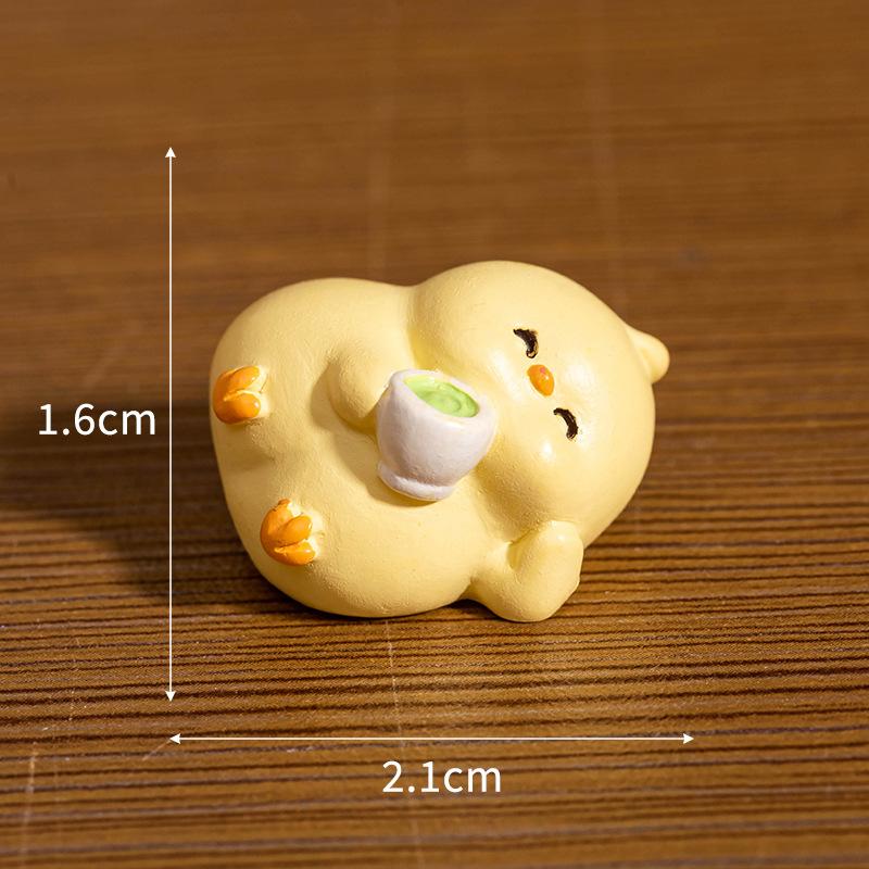 Micro Landscape Cute Casual Happy Chicken DIY Baby House Decoration Accessories Gardening Table Top Car Decoration