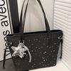 New Large Capacity Star Print Women Tote Underarm Shoulder Handbag