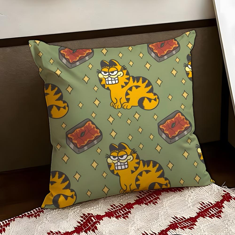 Garfield Cushion Cover Reversible Soft Durable Pillow Cover Home  Car MultiScene Use for Daily Comfort