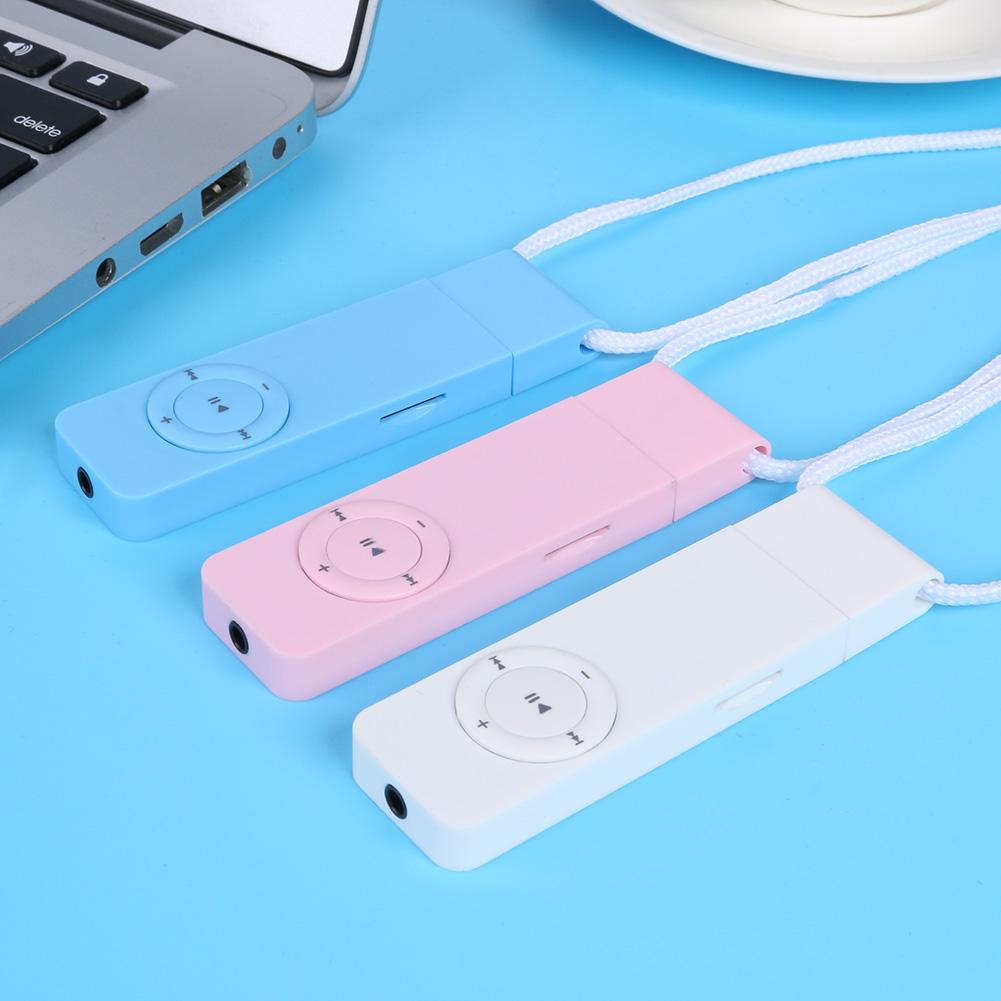 5Pcs Mini MP3 Music Player Lossless Sound Media Player Support 64GB TF Card 3.5mm Audio Jack Built-in Lithium Battery
